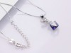 Colier din argint Crystal Blue, Argintboutique