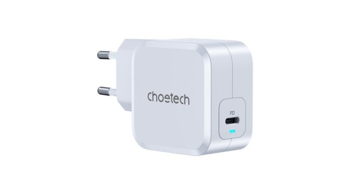 Choetech &Icirc;ncărcător rapid USB C 45W PPS / PD alb (PD8007)