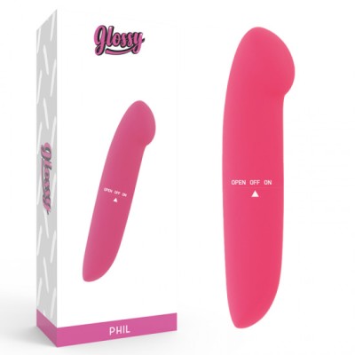 GLOSSY - PHIL VIBRATOR PINK foto