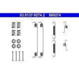 Set accesorii reparatie saboti frana Ate 03013792742, parte montare : punte spate