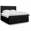 VidaXL Pat box spring cu saltea, negru, 180x200 cm, catifea 3294451
