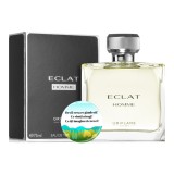 Cumpara ieftin Set complet pentru El, Apa de toaleta pentru barbati Eclat Homme, insotit de insigna Dactylion cu mesaj motivational