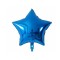 Balon din folie in forma de Stea, albastru, 45cm