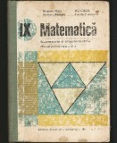 MATEMATICĂ, GEOMETRIE ȘI TRIGONOMETRIE - MANUAL CLASA A IX-A - AUGUSTIN COȚA