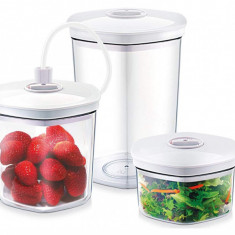 Set de 3 recipiente pentru vidat CASO 700ml, 1400ml, 2000ml - RESIGILAT