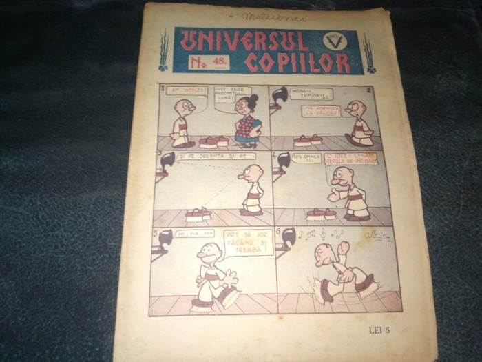 REVISTA UNIVERSUL COPIILOR NR 48 1929