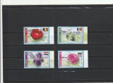 ROMANIA 2017 LP 2138 FLORI SIMBOL DE TARA SERIE MNH NESTAMPILATA, Nestampilat
