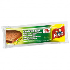 Pungi Sandwich Fino, 18x28 cm, 100 Buc/Set, Fino Pungi pentru Sandwich, Pungi Alimentare Fino, Pungi pentru Senvisuri, Pungi Senvis, Pungi Alimente, P