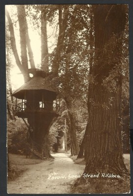 CARTE POSTALA RAMNICU-VALCEA --ZAVOIU .ALEEA STRAND --Circulata 1939 foto