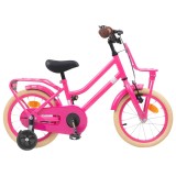 vidaXL Bicicletă pentru Copii 12 Inci pentru 2-4 ani Roz &icirc;nchis 42009187