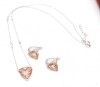 Set elegant din argint 925 cu zirconii Sampanie SET253B, Argintboutique