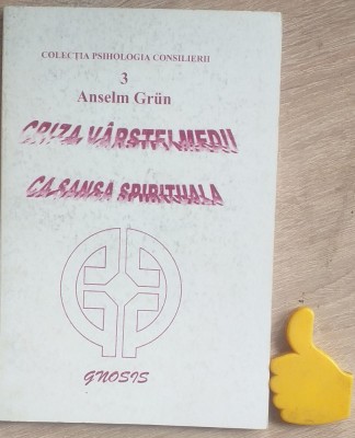 Criza varstei medii ca sansa spirituala Anselm Grun foto