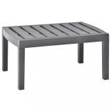 Cumpara ieftin Masă de grădină, cafeniu, 78 x 55 x 38 cm, plastic