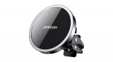 Joyroom &Icirc;ncărcător auto magnetic Qi Wireless Car Charger (compatibil MagSafe pentru iPhone) Negru (JR-ZS240)