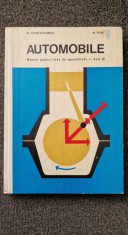 AUTOMOBILE. Manual pentru anul III - Constantinescu, Popa