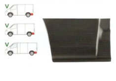 Segment reparatie aripa spate Peugeot Boxer, Citroen Jumper, Fiat Ducato 192006 Partea Stanga, Spate, lungime 425 mm,268 mm, in spatele rotii, cu