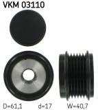 Fulie alternator Audi A1, A3; Cupra Ateca, Formentor; Seat Alhambra; Skoda Karoq; VW Amarok Motor 1.8 GTI, 40.7 mm, OE 06H903119