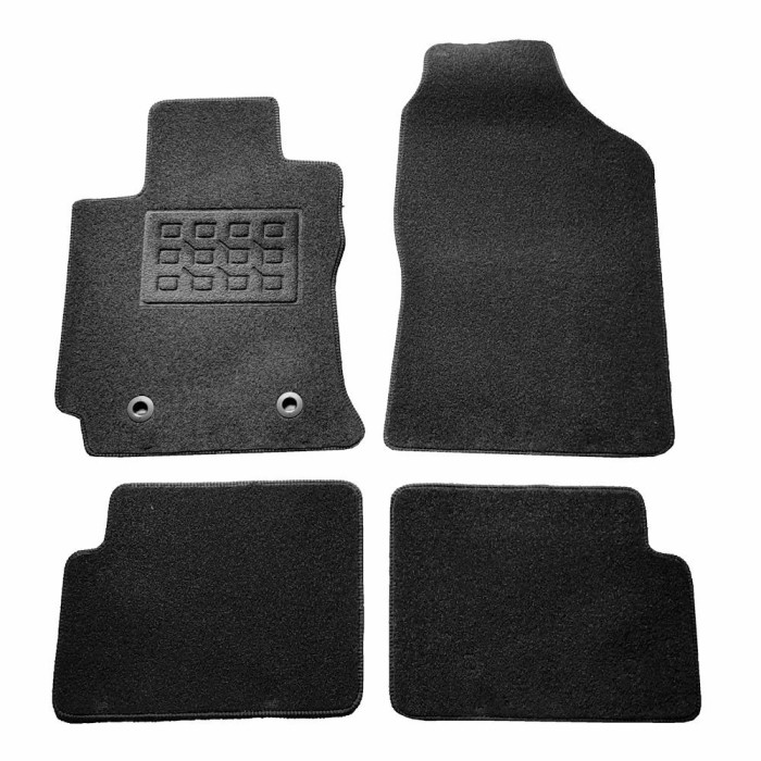 Covorase mocheta Toyota Corolla Verso II 2004-2009, Negre, set de 4 bucati AutoDrive ProParts