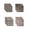 Set 6 x Tapet 3D autoadeziv, design piatra in relief, 4 modele, 1 cm grosime