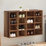 vidaXL Dulap pentru pantofi Lemn vechi 103 x 30 x 67 cm Lemn compozit