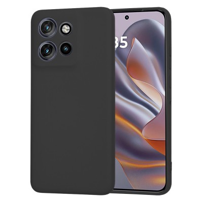 Husa silicon Motorola Edge 50 Neo Techsuit SoftFlex, negru foto