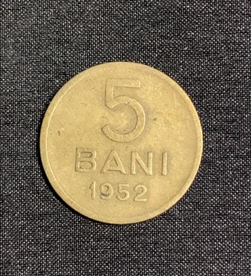 Moneda 5 bani 1952 RPR foto