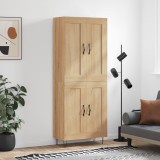 Cumpara ieftin Dulap &icirc;nalt, stejar sonoma, 69,5x34x180 cm, lemn compozit