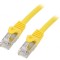Patch Cord S/FTP Cat 6a Cupru Galben 0.5m