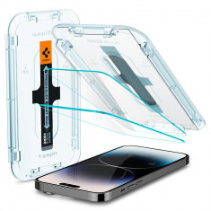 Folie pentru iPhone 14 Pro (set 2) - Spigen Glas.TR EZ FIT - Clear