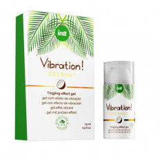 Gel Stimulant Vegan Cu Aroma Cocos Vibration, 15 ml