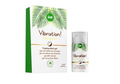 Gel Stimulant Vegan Cu Aroma Cocos Vibration, 15 ml foto