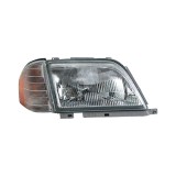 Far Mercedes Benz Clasa SL R129 09.1994-09.1995, partea Stanga, pneumatic, tip bec H4, fara motoras, cu semnalizare alba, MAGNETI MARELLI, AL Automotive Lighting