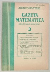GAZETA MATEMATICA , NR.3 , 1986 foto