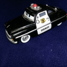 Masinuta Disney Cars Sheriff Vehicle colectie, Mattel,Metalica,T.GRATUIT