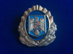 INSIGNA - CUC / CASCHETA / EMBLEMA - MINISTERUL AFECERILOR INTERNE - POLITIE foto