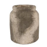 Cumpara ieftin Ghiveci flori teracota gri bej 18x20 cm