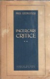 Incercari critice (volumul 2) - Paul Georgescu