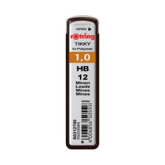Mina Creion Mecanic Rotring Tikky 1.0 HB - Etui 12 Buc