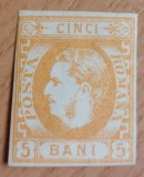 Romania 1869 - Carol l cu Favoriti,Lp.25