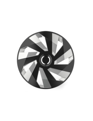 Set Capace Roti 16&amp;quot; Vector RC Silver &amp;amp; Black, 4 Bucati, Mega Drive foto