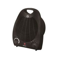 Aeroterma portabila cu ventilator Rosberg, 2500 W, 3 trepte, aer cald/rece, protectie la supraincalzire, Negru