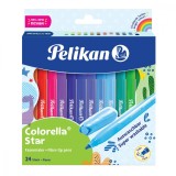 Carioca Colorella Star C302, Set 24 culori, Blister, Pelikan