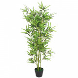 Plantă Bambus Artificial Cu Ghiveci 120 cm Verde 244456, General