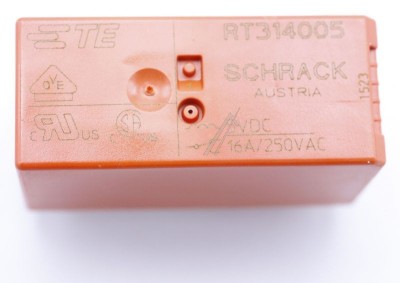 5VDC 16A-250VAC RELEU, 1 CIRCUIT, 9-1393239-1 RT314005 TE CONNECTIVITY foto