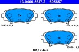 ATE 13.0460-5657.2 set placute frana,frana disc