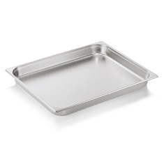 Tava inox GN 2/1-65 mm, 18.5 litri. grosime 0.7 mm