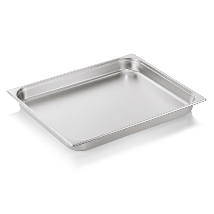 Tava inox GN 2/1-65 mm, 18.5 litri. grosime 0.7 mm