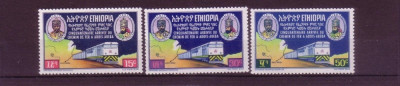 ETHIOPIA 1967 TRENURI LOCOMOTIVE foto