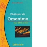 Dictionar de omonime (peste 4000 de cuvinte) - Andreea Bancescu