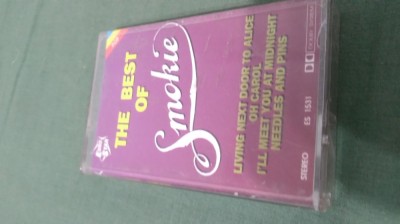 CASETA AUDIO SMOKIE -THE BEST OF ORIGINALA FOARTE RARA !!! EUROSTAR foto